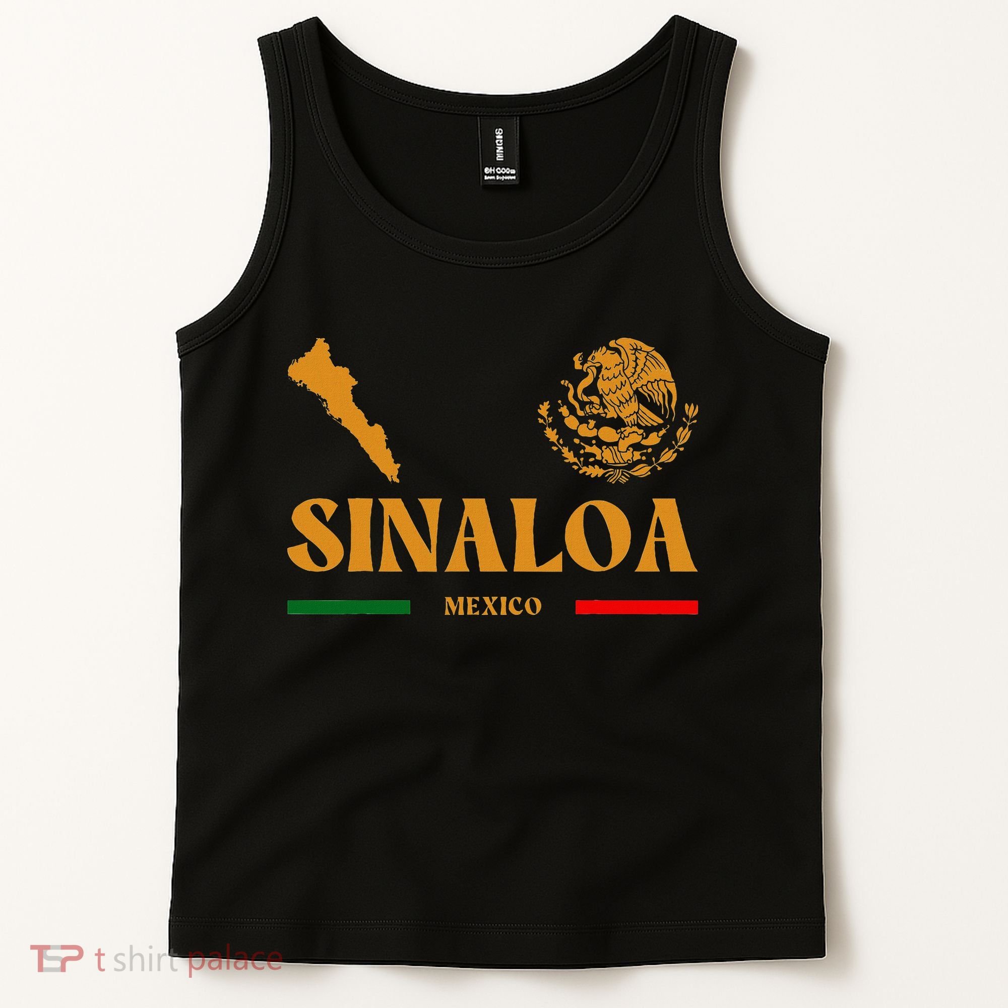 Sinaloa Mexico With Mexican Emblem Sinaloa Tank Top