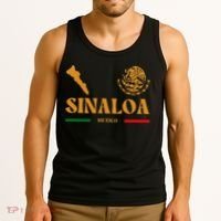Sinaloa Mexico With Mexican Emblem Sinaloa Tank Top thumb 3