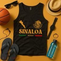 Sinaloa Mexico With Mexican Emblem Sinaloa Tank Top thumb 4