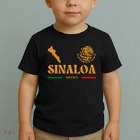 Sinaloa Mexico With Mexican Emblem Sinaloa Toddler T-Shirt thumb 2