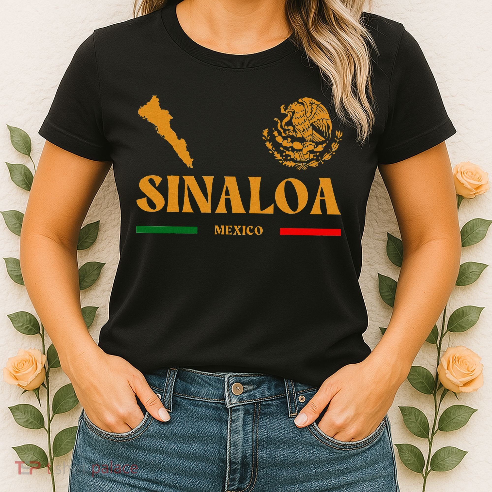 Sinaloa Mexico With Mexican Emblem Sinaloa Women's T-Shirt