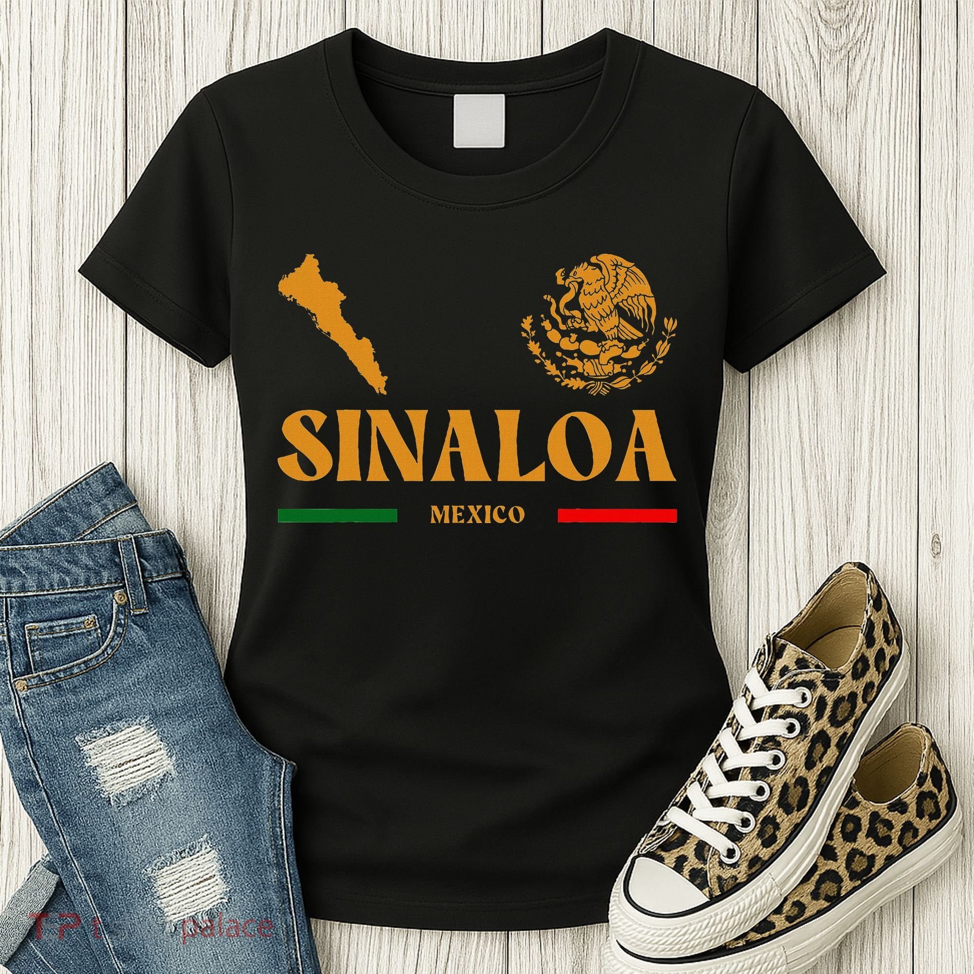 Sinaloa Mexico With Mexican Emblem Sinaloa Women's T-Shirt