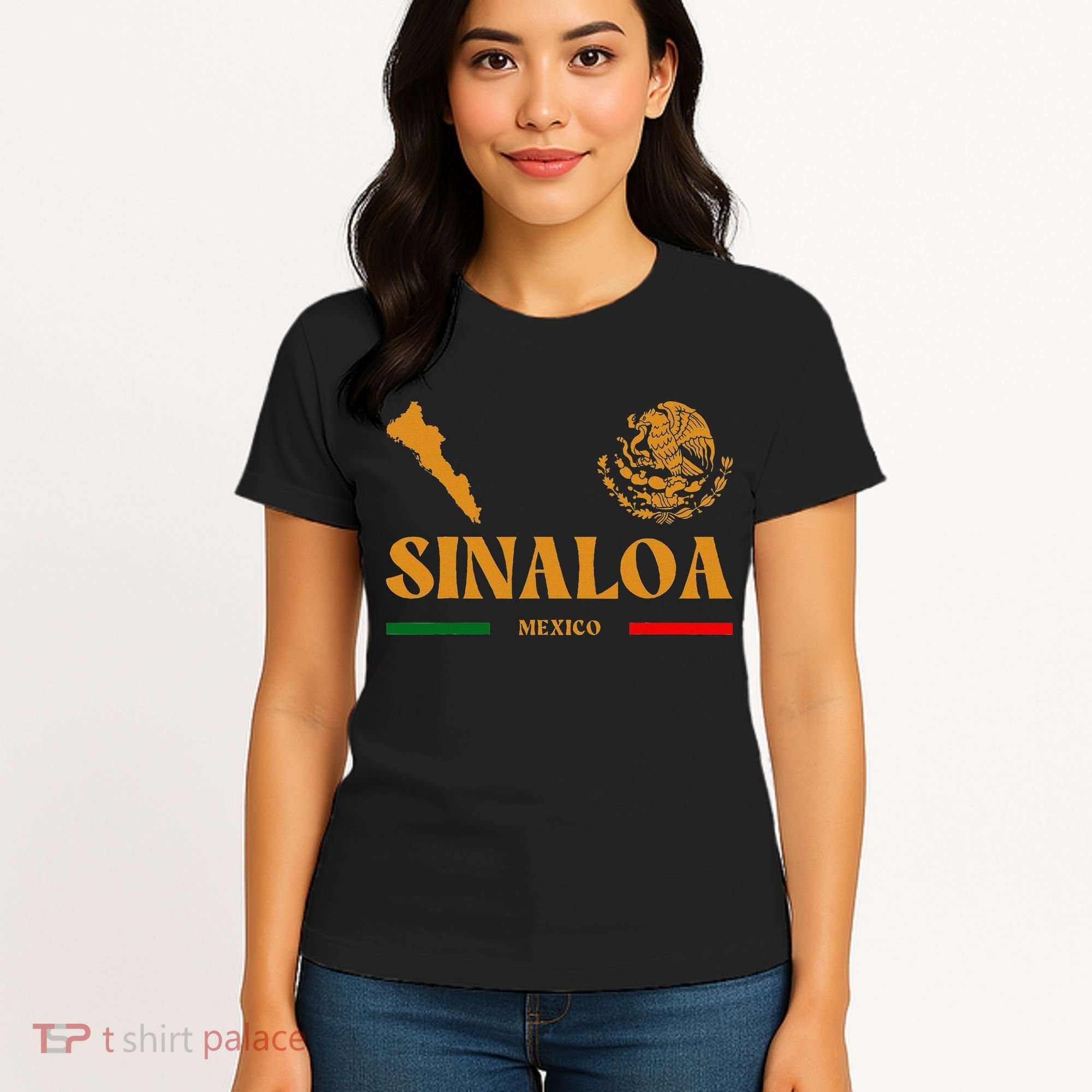 Sinaloa Mexico With Mexican Emblem Sinaloa Women's T-Shirt