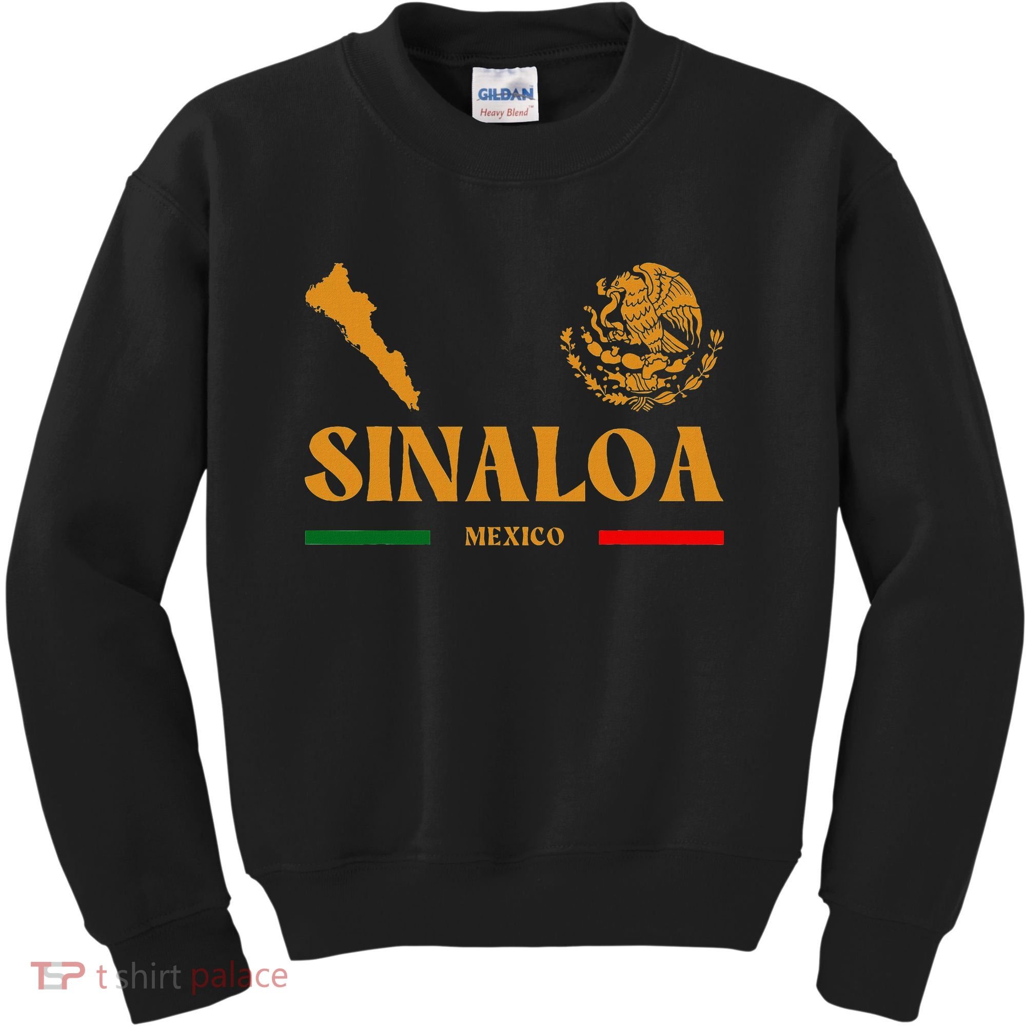 Sinaloa Mexico With Mexican Emblem Sinaloa Kids Sweatshirt
