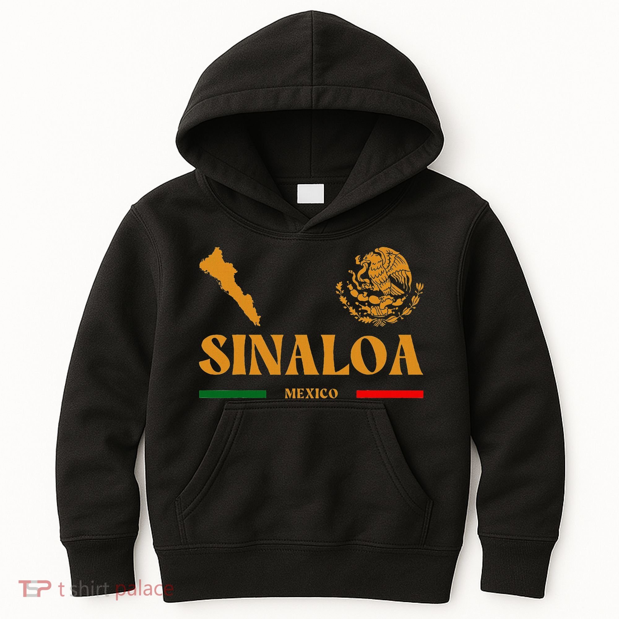 Sinaloa Mexico With Mexican Emblem Sinaloa Kids Hoodie