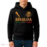 Sinaloa Mexico With Mexican Emblem Sinaloa Kids Hoodie thumb 4
