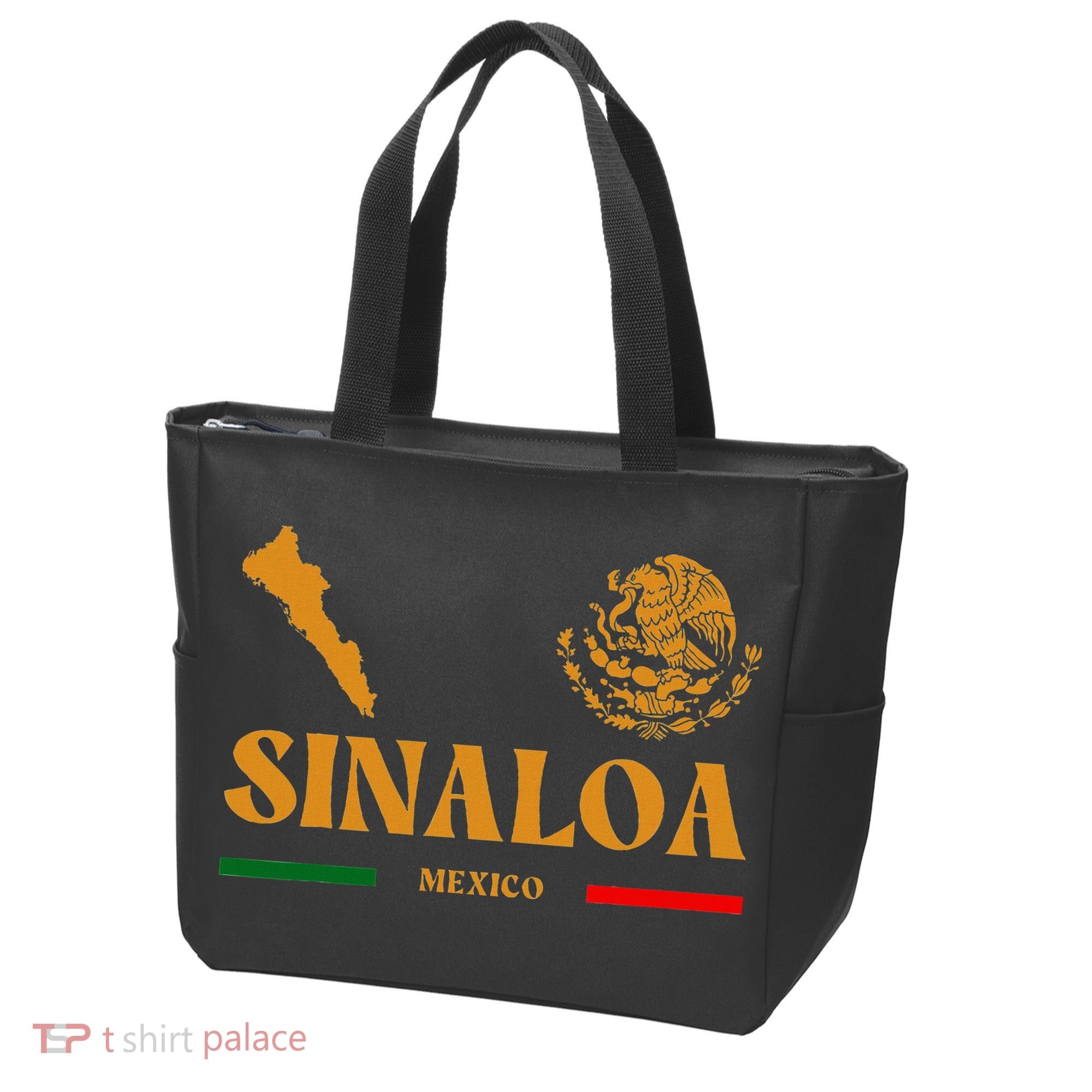 Sinaloa Mexico With Mexican Emblem Sinaloa Tote Bag