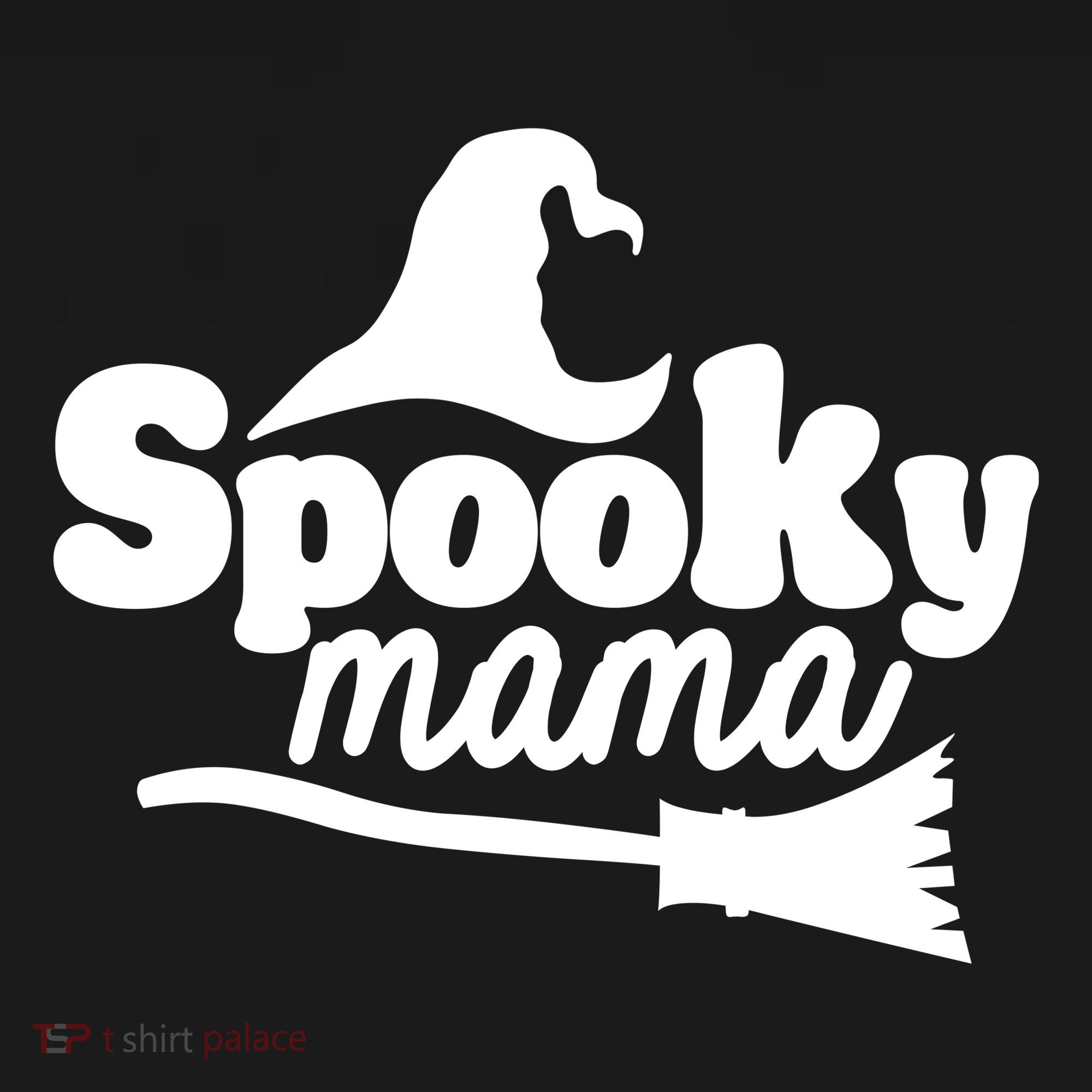Spooky Mama Witch Broom Halloween Ornament
