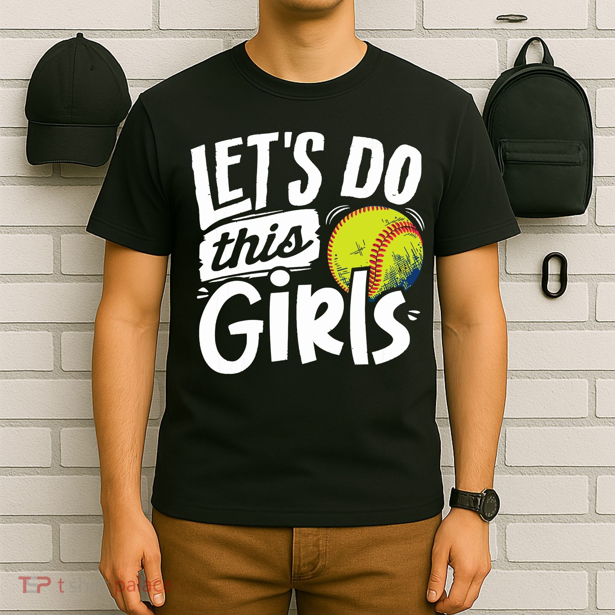 Softball Mom Women Girl Softball Lover T-Shirt