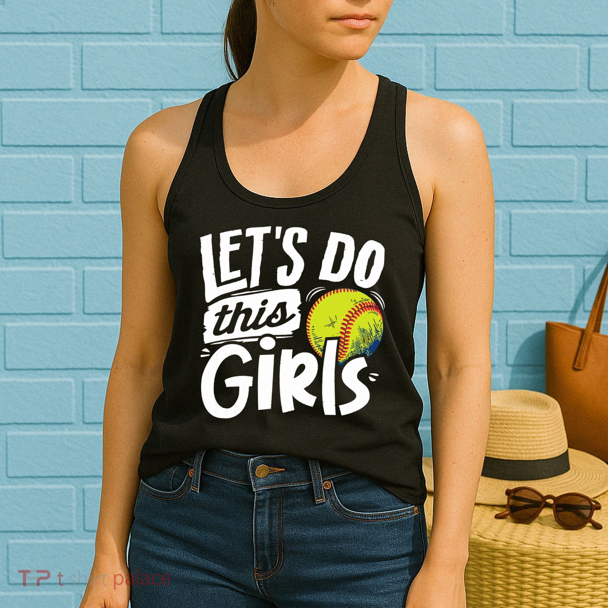 Softball Mom Women Girl Softball Lover Women's Tank Top