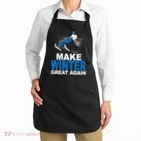 Snowmobile Make Winter Great Again Snowmobiling Gifts Apron thumb 2