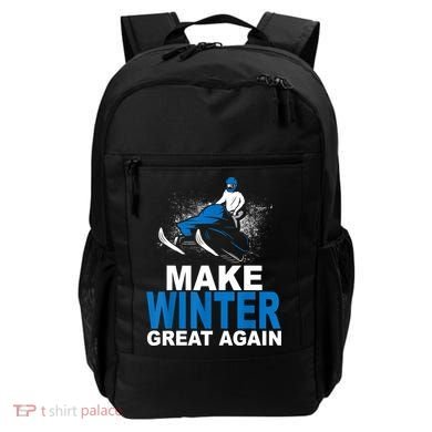 Snowmobile Make Winter Great Again Snowmobiling Gifts Backpack