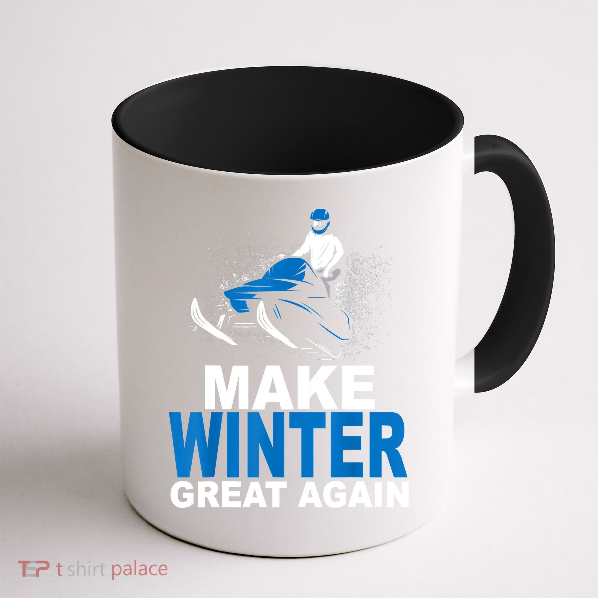 Snowmobile Make Winter Great Again Snowmobiling Gifts Coffee Mug