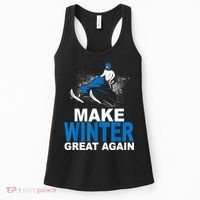 Snowmobile Make Winter Great Again Snowmobiling Gifts Women's Tank Top thumb 0