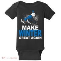 Snowmobile Make Winter Great Again Snowmobiling Gifts Baby Bodysuit thumb 0