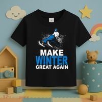 Snowmobile Make Winter Great Again Snowmobiling Gifts Toddler T-Shirt thumb 3
