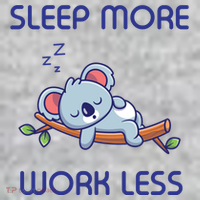 Sleep More Work Less Toddler T-Shirt thumb 2