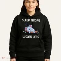 Sleep More Work Less Hoodie thumb 5