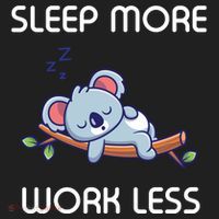 Sleep More Work Less Beanie thumb 2
