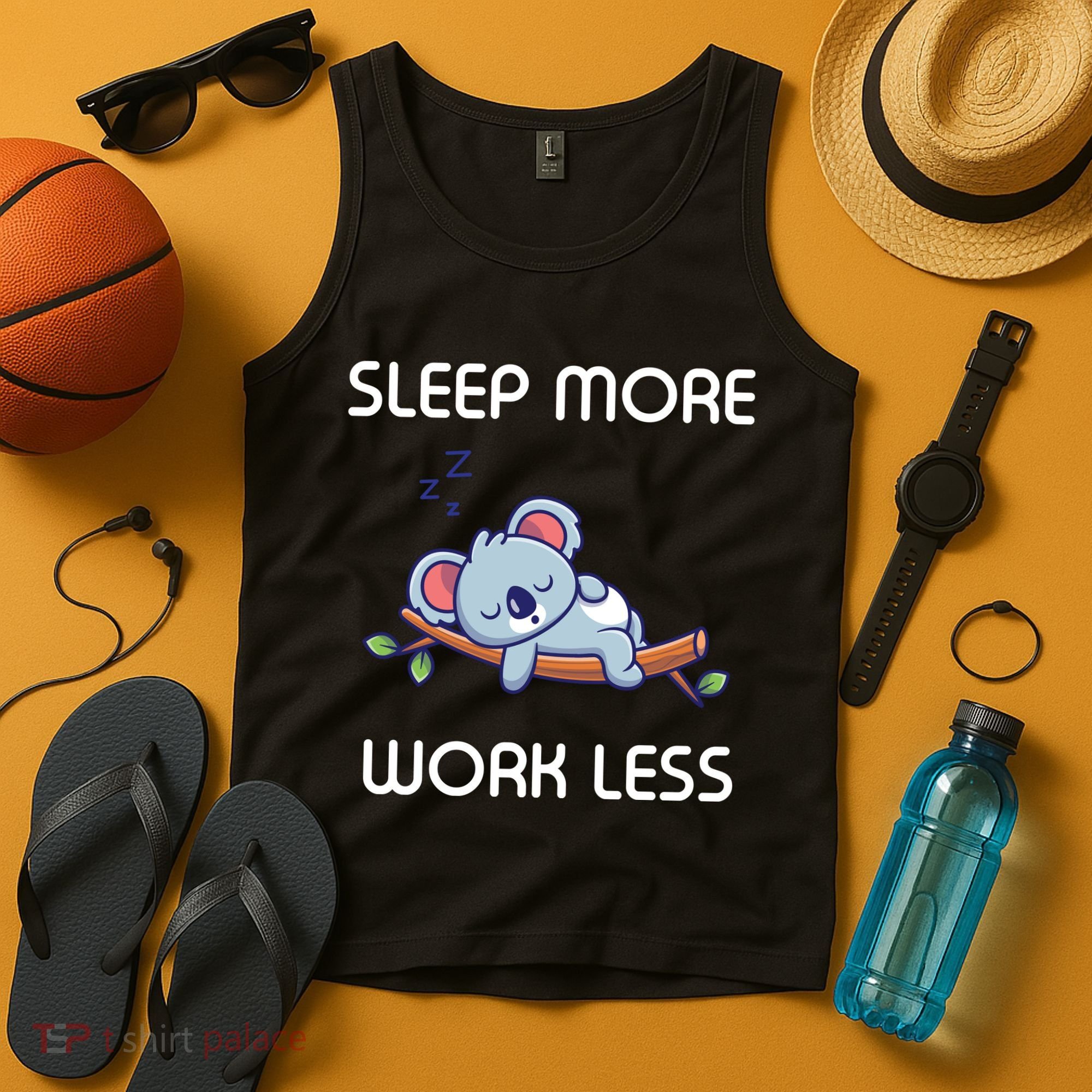 Sleep More Work Less Tank Top
