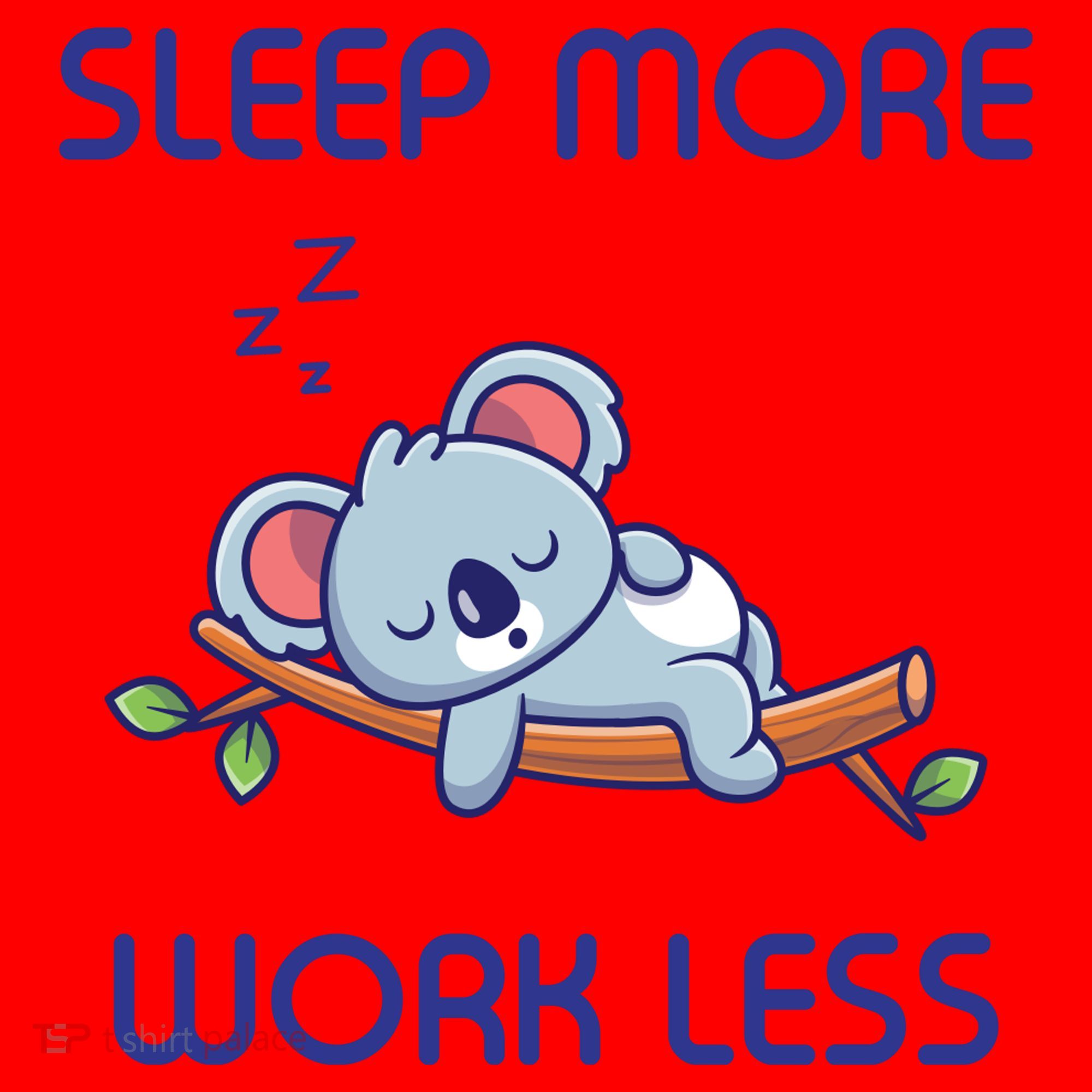 Sleep More Work Less Santa Hat