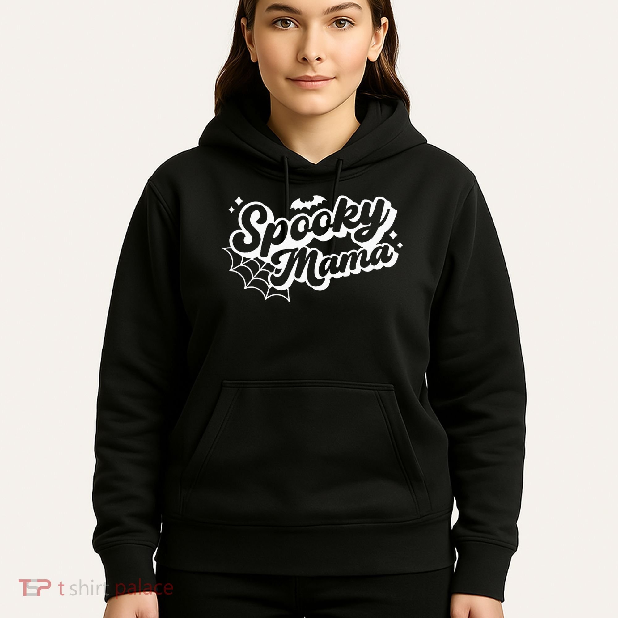 Spooky Mama Women Witch Mom Halloween Hoodie