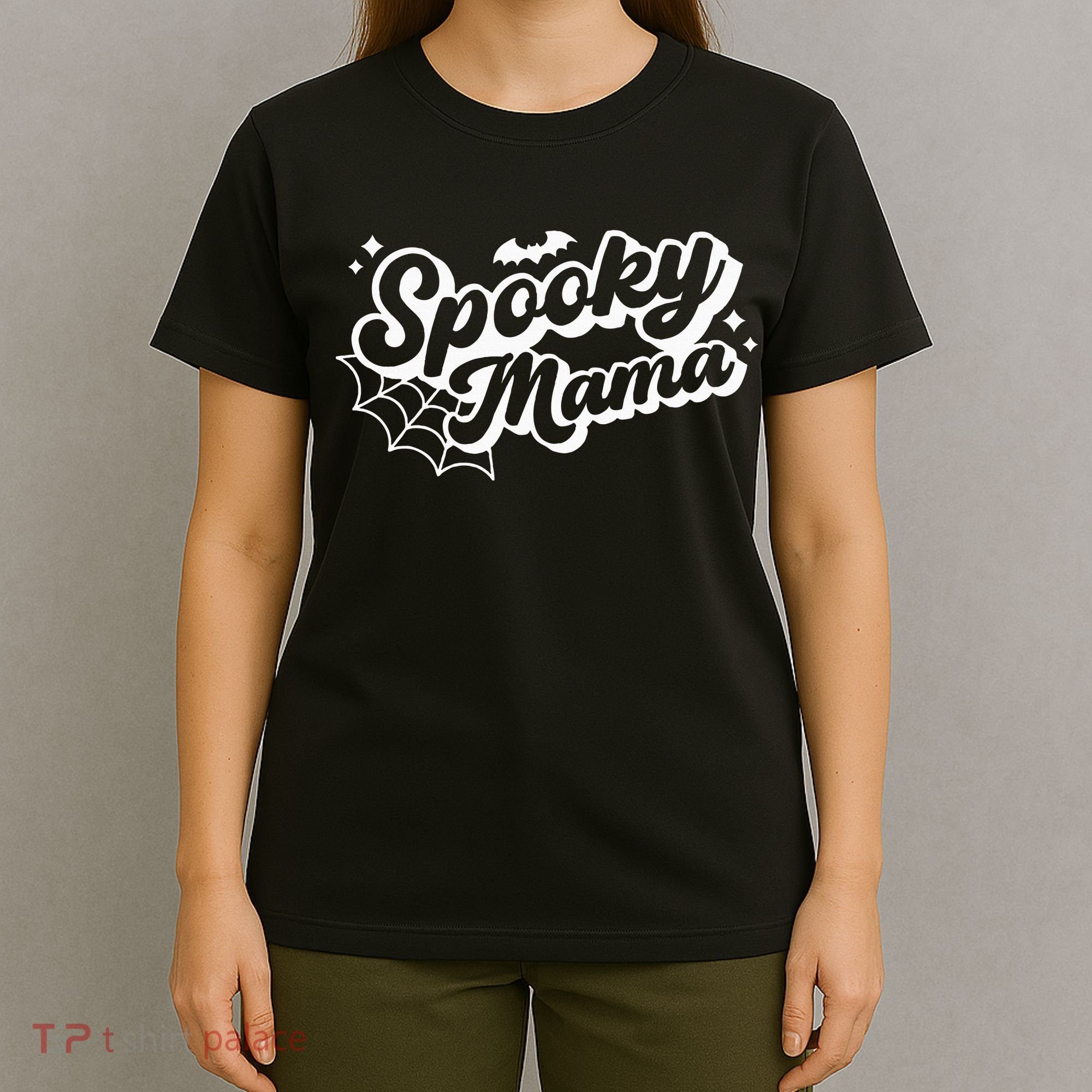 Spooky Mama Women Witch Mom Halloween T-Shirt