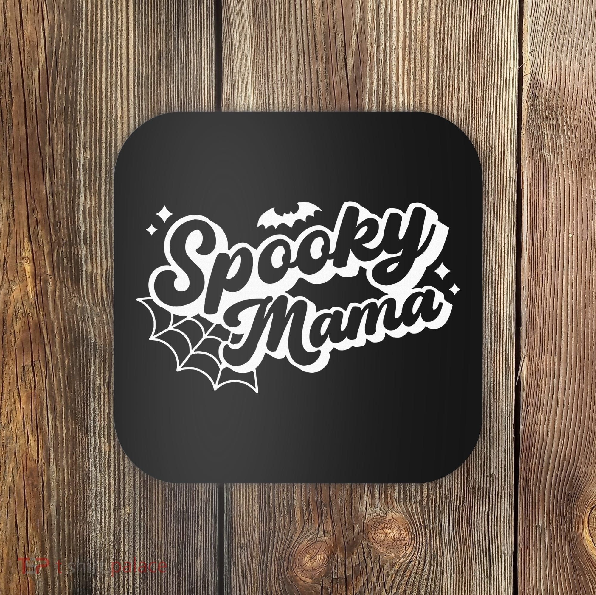 Spooky Mama Women Witch Mom Halloween Coaster