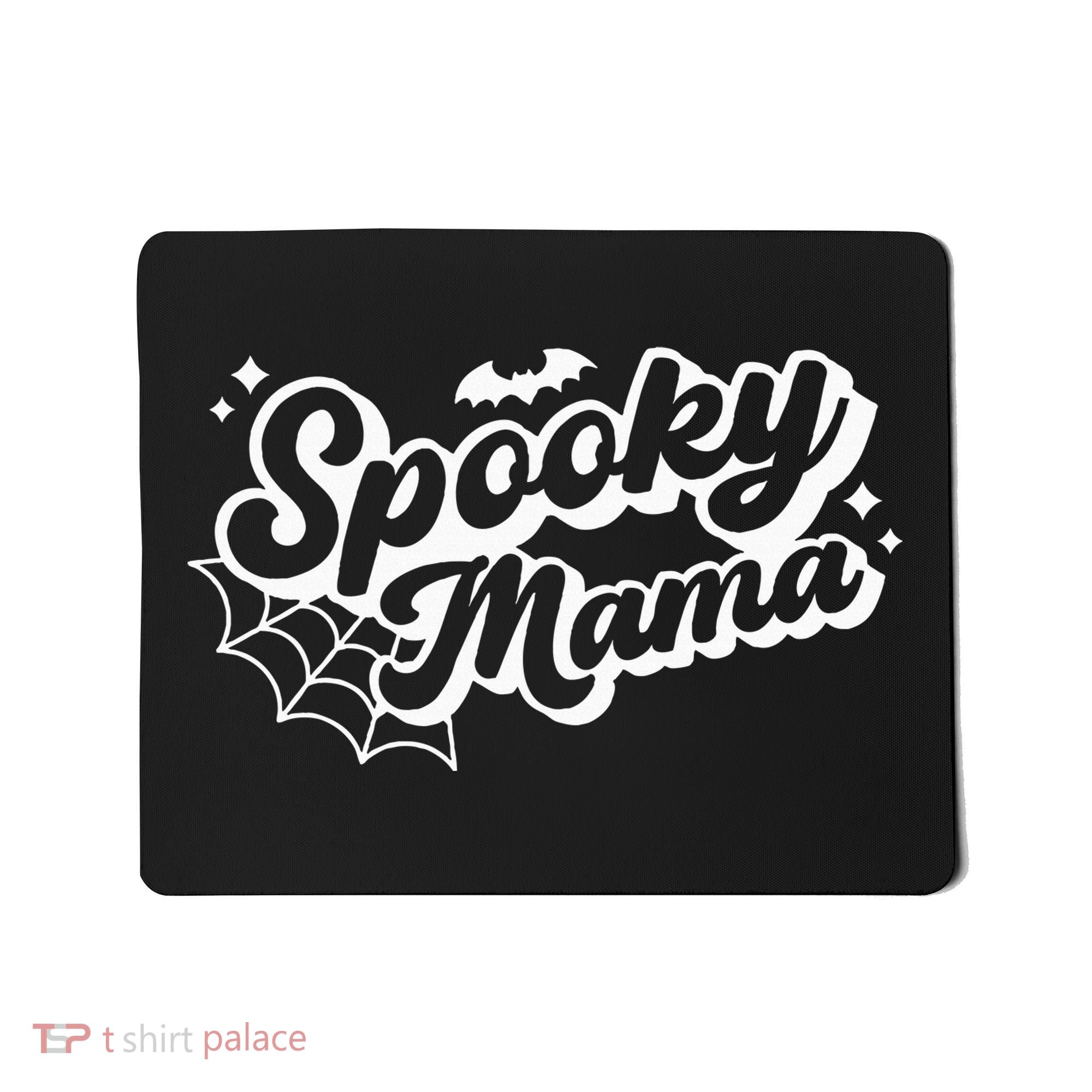 Spooky Mama Women Witch Mom Halloween Mousepad