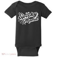 Spooky Mama Women Witch Mom Halloween Baby Bodysuit thumb 0