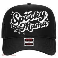 Spooky Mama Women Witch Mom Halloween Hat thumb 0