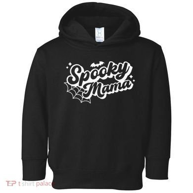 Spooky Mama Women Witch Mom Halloween Toddler Hoodie
