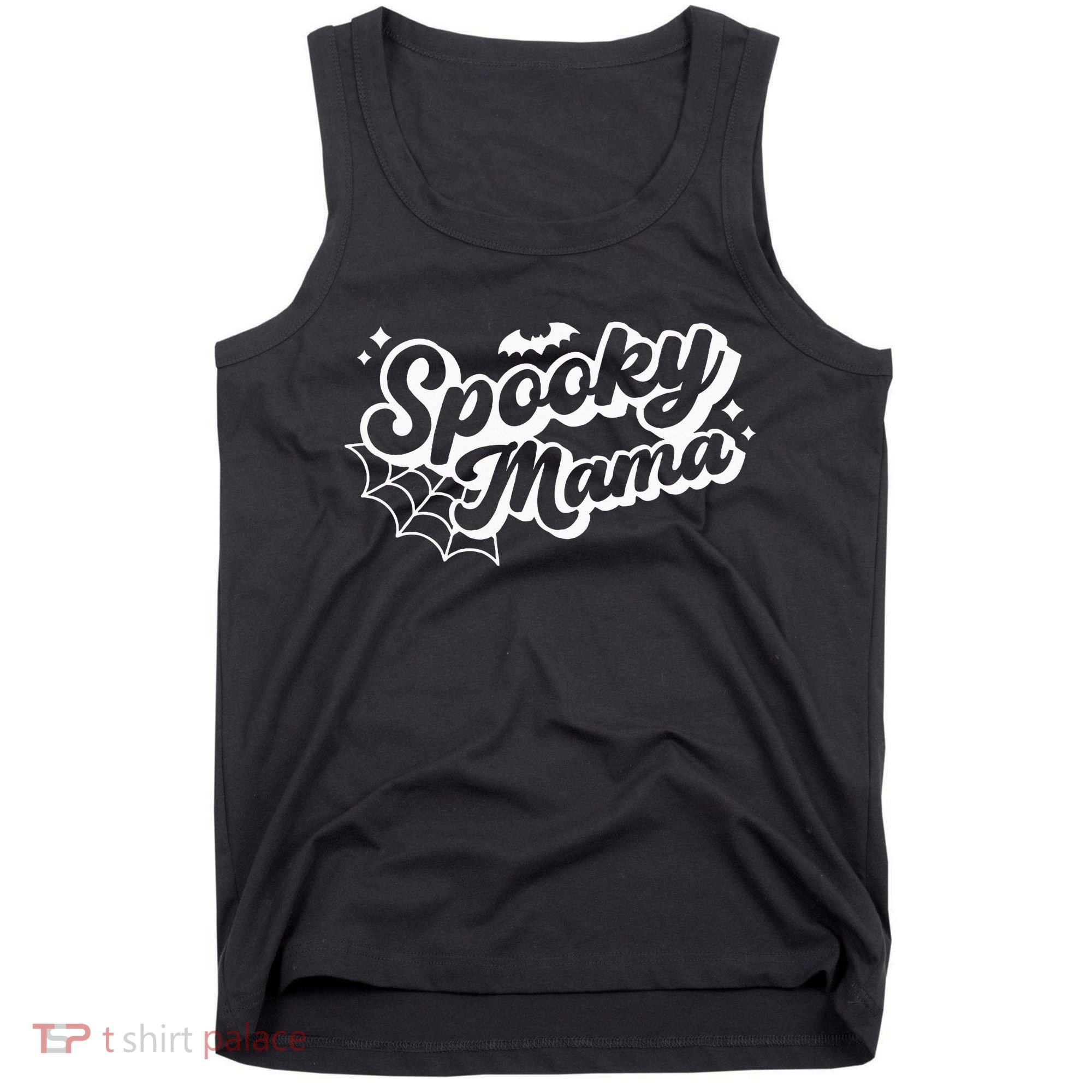 Spooky Mama Women Witch Mom Halloween Tank Top
