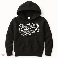 Spooky Mama Women Witch Mom Halloween Kids Hoodie thumb 0