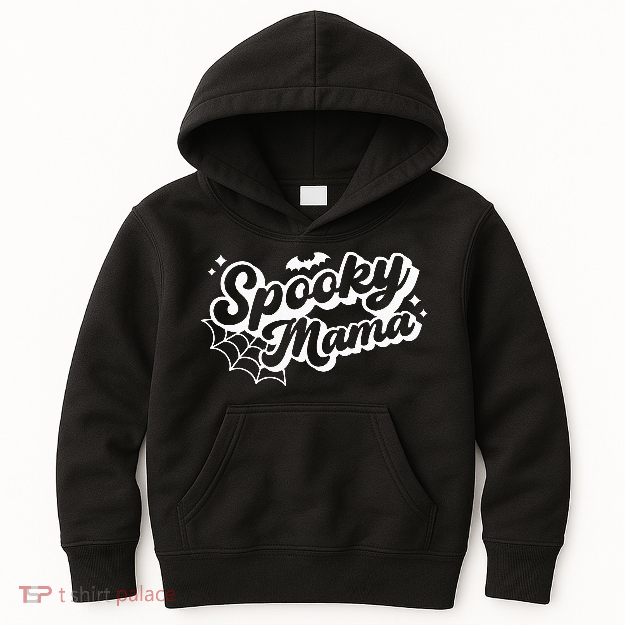 Spooky Mama Women Witch Mom Halloween Kids Hoodie