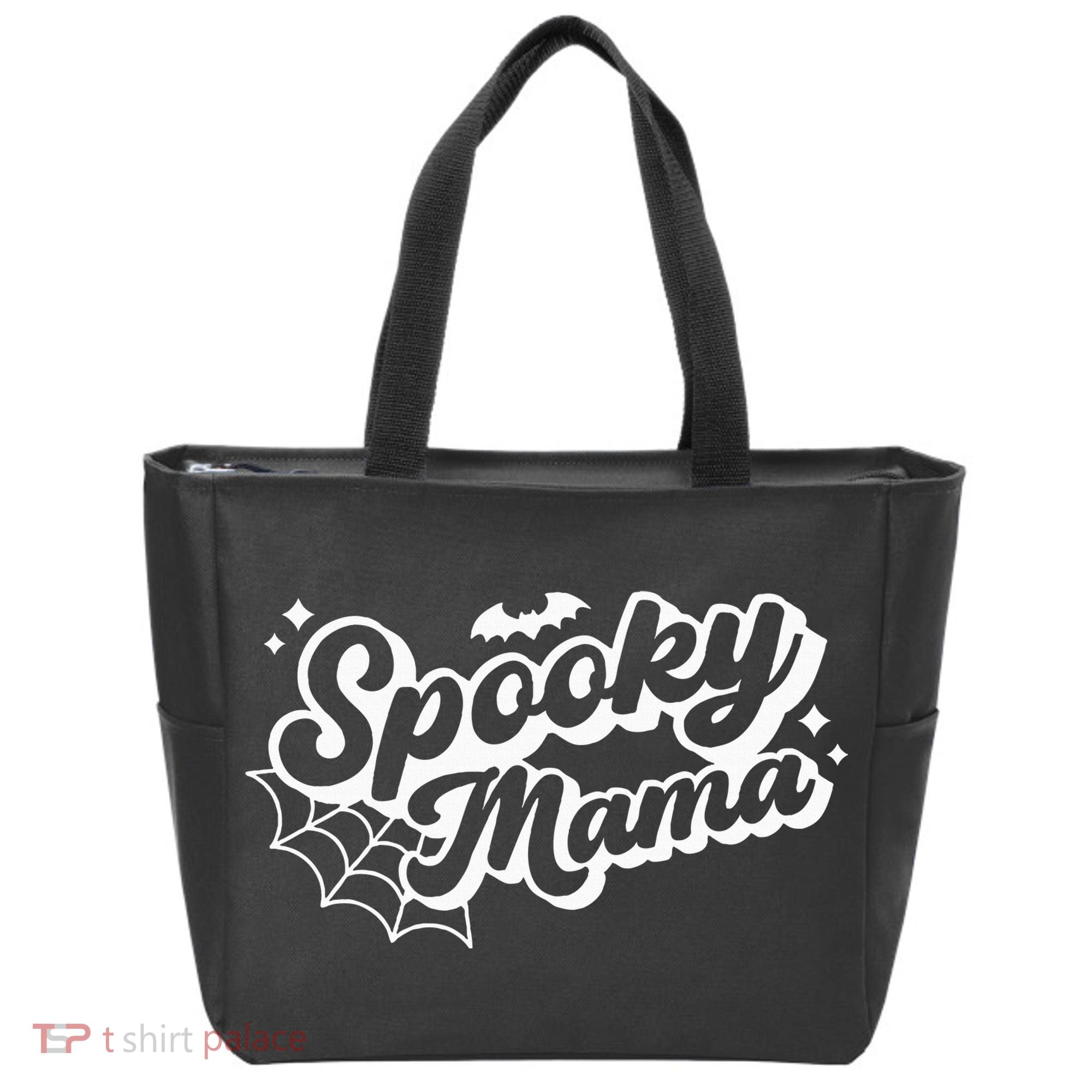 Spooky Mama Women Witch Mom Halloween Tote Bag