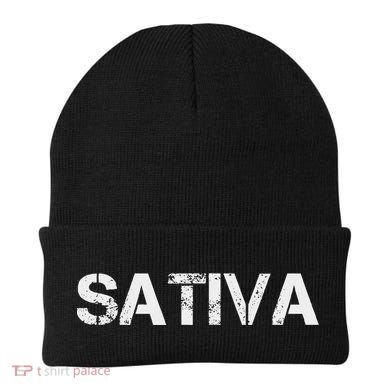Sativa Marijuana Weed Cannabis Pot Smoker Beanie