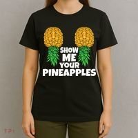 Show Me Your Pineapples Swinger Upside Down Pineapple Men T-Shirt thumb 4