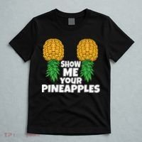 Show Me Your Pineapples Swinger Upside Down Pineapple Men T-Shirt thumb 5