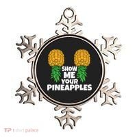 Show Me Your Pineapples Swinger Upside Down Pineapple Men Ornament thumb 0