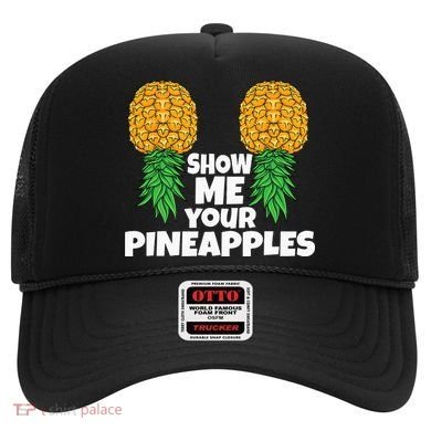 Show Me Your Pineapples Swinger Upside Down Pineapple Men Hat