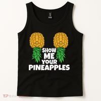 Show Me Your Pineapples Swinger Upside Down Pineapple Men Tank Top thumb 2