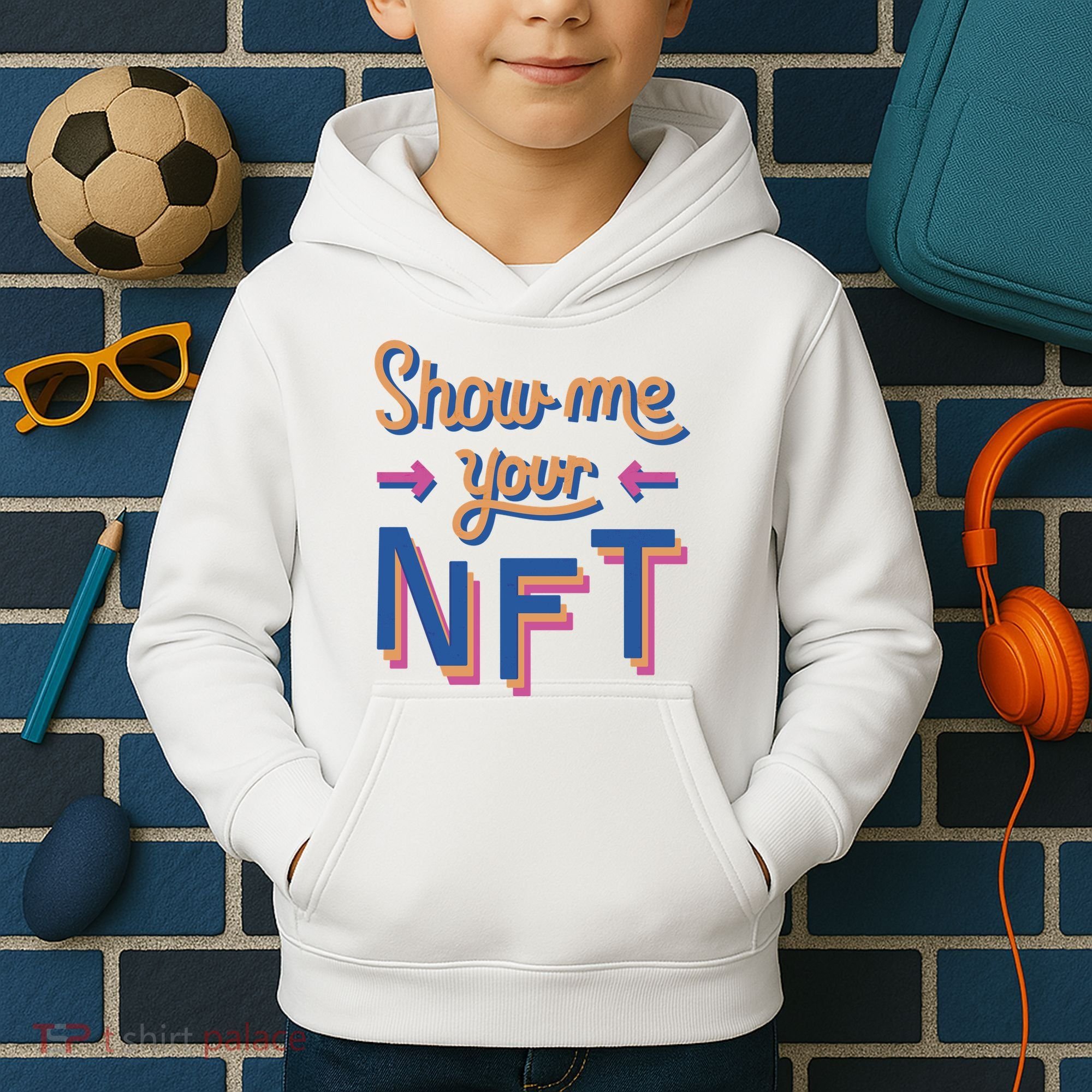 Show Me Your NFT Kids Hoodie