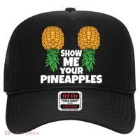 Show Me Your Pineapples Swinger Upside Down Pineapple Cool Gift Hat thumb 0