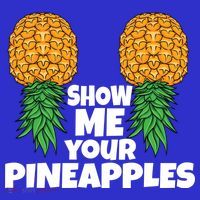 Show Me Your Pineapples Swinger Upside Down Pineapple Cool Gift Long Sleeve Shirt thumb 2
