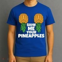 Show Me Your Pineapples Swinger Upside Down Pineapple Cool Gift T-Shirt thumb 3