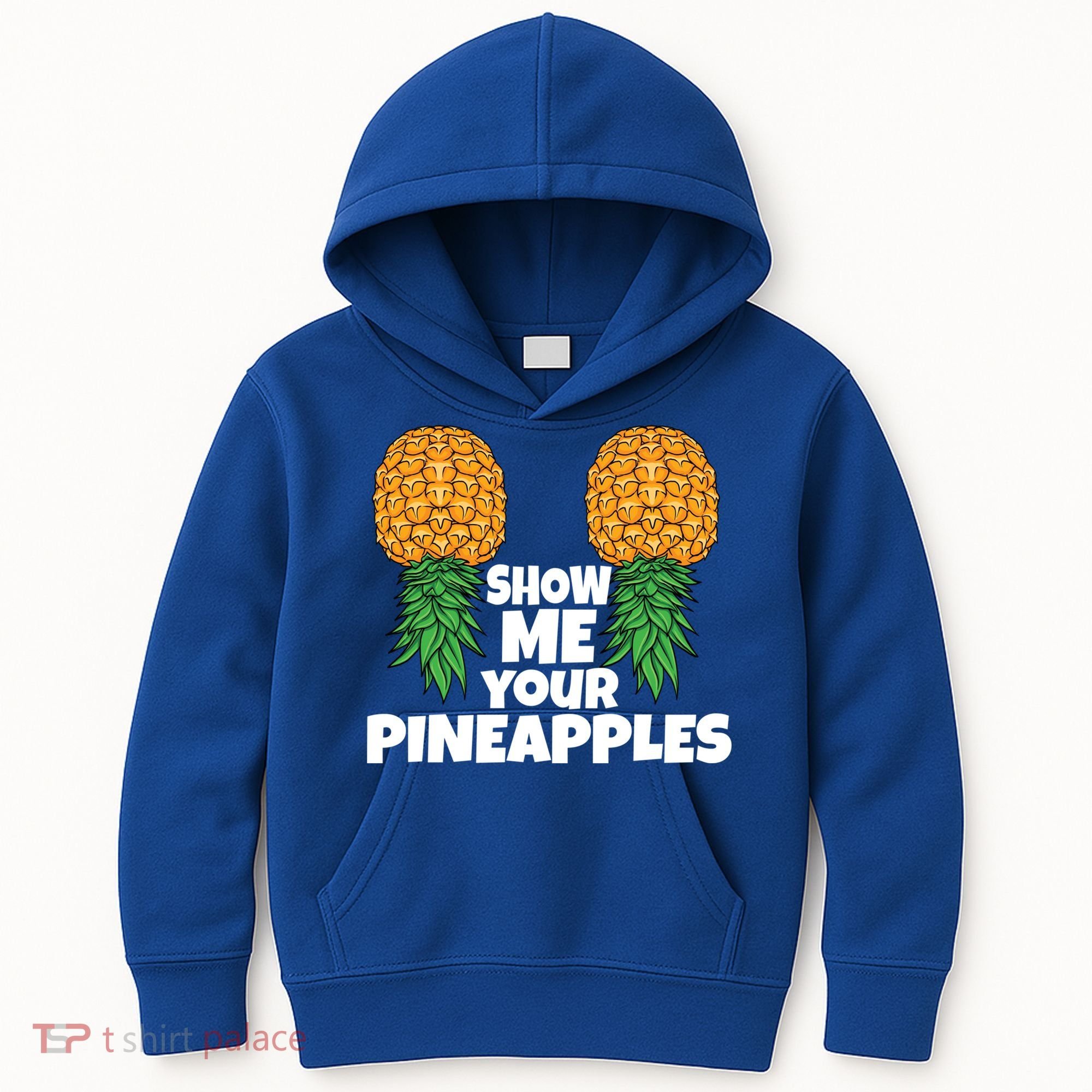 Show Me Your Pineapples Swinger Upside Down Pineapple Cool Gift Kids Hoodie