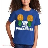 Show Me Your Pineapples Swinger Upside Down Pineapple Cool Gift Kids T-Shirt thumb 2
