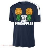 Show Me Your Pineapples Swinger Upside Down Pineapple Cool Gift Sport-Tek Competitor United Soccer Jersey thumb 2