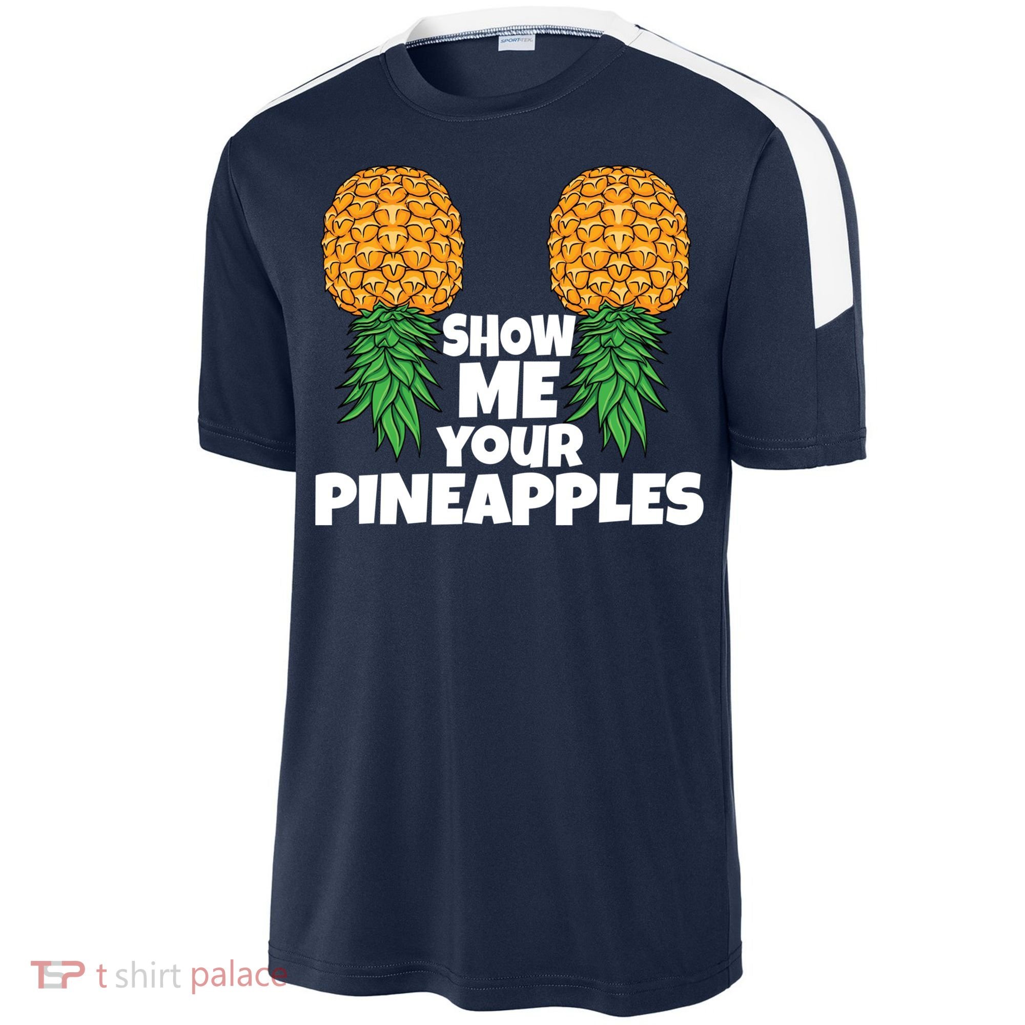 Show Me Your Pineapples Swinger Upside Down Pineapple Cool Gift Sport-Tek Competitor United Soccer Jersey